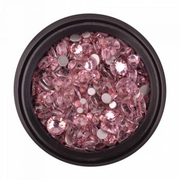 Strasszkő 17 light rose (400 db) kép