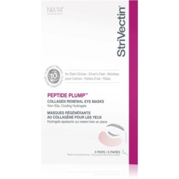 StriVectin Peptide Plump™ Collagen Renewal Eye Mask hidrogél maszk a szem körül 6 pár