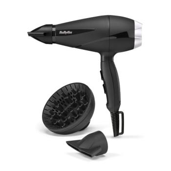 Style Pro Ionos hajszárító, AC motor, 2100W, fekete-ezüst, 6710DE kép
