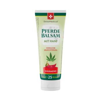 SwissMedicus melegítő lóbalzsam kenderrel – 75 ml kép