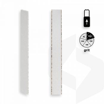 taleks - Egyenes Ráhúzható Utántöltő Körömreszelő Papír 100 Grit - 25 db - DFCE-20-100-25w - Fehér (25 darabos)