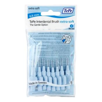 TePe Extra Soft fogköztisztító kefék 0,6 mm 8 db kép