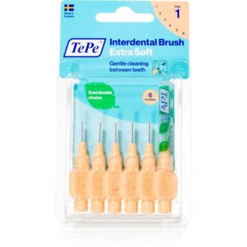 TePe Interdental Brush Extra Soft fogköztisztító kefék Orange 0,45 mm 6 db kép