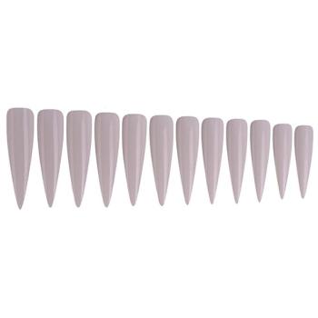 Tip - stiletto white gyakorló tip (8-s méret) kép
