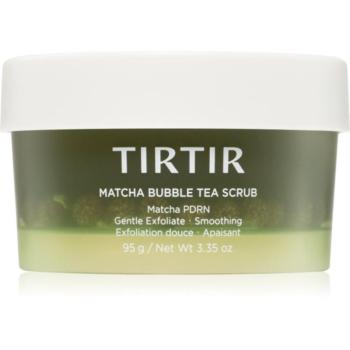 TIRTIR Matcha Bubble Tea Scrub finoman tisztító peeling nyugtató hatással 95 g kép