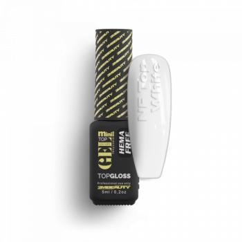 Top Gel - NF Top White Színezett Fényzselé - HEMA Mentes (5ml - mini me) kép