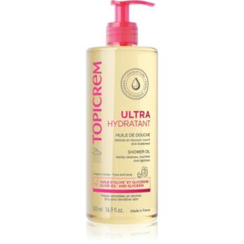 Topicrem UH BODY Shower Oil hidratáló tisztítóolaj száraz és érzékeny bőrre 500 ml kép