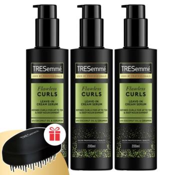 TRESemmé Flawless Curls kiöblítést nem igénylő Hajszérum göndör h... kép