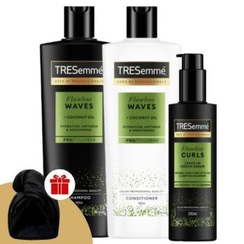 TRESemmé Flawless göndör hajra Csomag + Ajándék TRESemmé Hajturbán kép