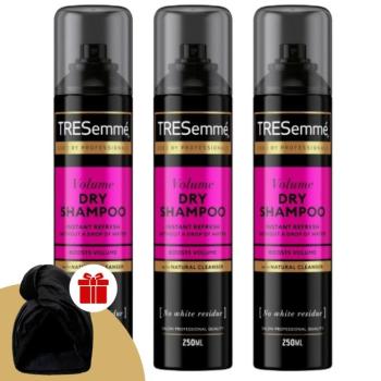 TRESemmé Volumising Száraz sampon 3x250ml + Ajándék TRESemmé Hajturbán kép