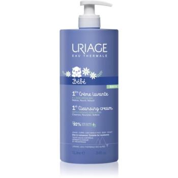 Uriage Bébé 1st Cleansing Cream finom állagú tisztító krém gyermekeknek születéstől kezdődően 1000 ml kép