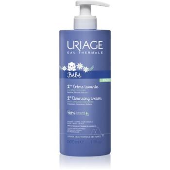 Uriage Bébé 1st Cleansing Cream finom állagú tisztító krém gyermekeknek születéstől kezdődően 500 ml kép