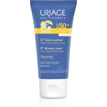 Uriage Bébé 1st Mineral Cream SPF 50+ ásványi napozó krém SPF 50+ 50 ml kép