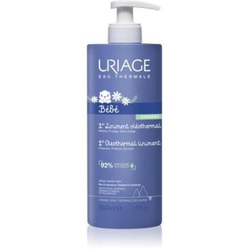 Uriage Bébé 1st Oleothermal Liniment gyengéd tisztító babakrém a pelenka területén 500 ml kép