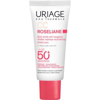 Uriage Roseliane CC Cream SPF 50+ CC krém a bőr vörössége ellen SPF 50+ árnyalat Light Tint 40 ml kép