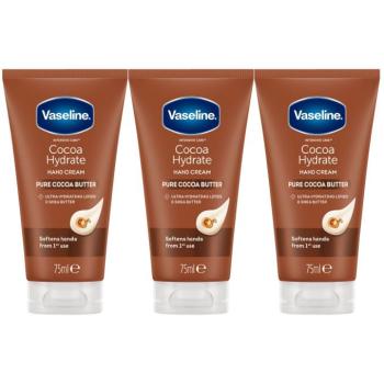 Vaseline Cocoa Radiant hidratáló kézkrém kakaóvajjal, 3x75 ml kép