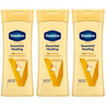 Vaseline Essential Healing regeneráló és hidratáló testápoló, 3x400 ml kép