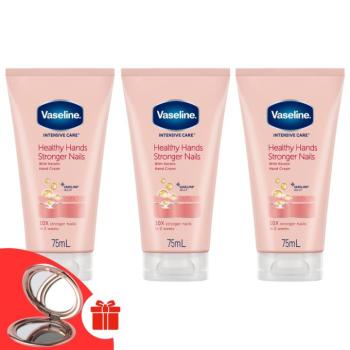 Vaseline Hand&Nails kézkrém száraz és repedezett bőrre 3x75ml... kép