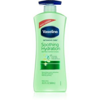 Vaseline Intensive Care nyugtató testápoló tej pumpás Aloe Fresh 600 ml kép