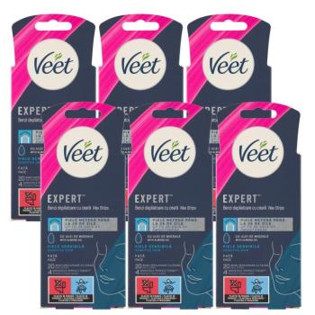 Veet Expert Hideggyanta szalagok érzékeny bőrre, arcra 6x20db kép