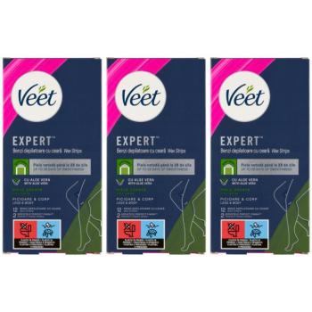 Veet Expert Hideggyanta szalagok száraz bőrre 3x12db