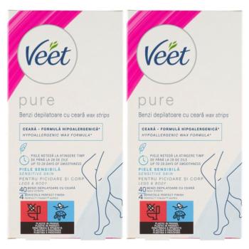 Veet Pure Hideggyanta szalagok érzékeny bőrre 2x40db kép