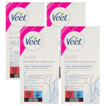 Veet Pure Hideggyanta szalagok érzékeny bőrre 4x40db kép