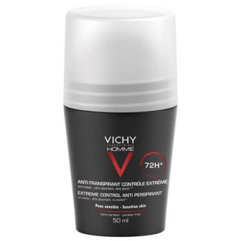 Vichy Homme Deodorant golyós dezodor roll-on az erőteljes izzadás ellen 72h 50 ml kép