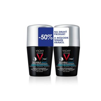 VICHY Homme Invisible Resist 72H foltmentes dezodor duopack (50ml+50ml) kép