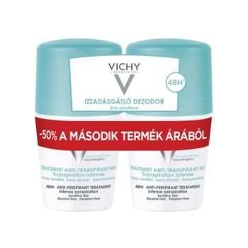VICHY Intenzív izzadságszabályozó golyós dezodor 48 órás hatékonysággal duopack (2x50ml) kép