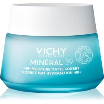 Vichy Minéral 89 Moisture Matte Sorbet szorbet krém kombinált és zsíros bőrre parfümmentes 50 ml kép