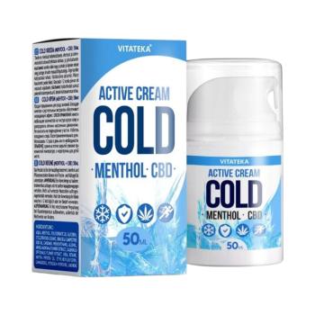 Vitateka nyugtató hűsítő krém mentollal és CBD-vel – 50 ml kép