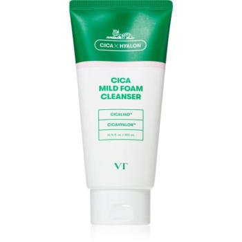 VT Cosmetics Cica Mild Foam Cleanser finoman tisztító hab nyugtató hatással 300 ml kép