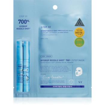 VT Cosmetics Hydrop Reedle Shot 700hL 2 Step Mask mélyhidratáló maszk kétfázisú bőrápoláshoz 28.5 g