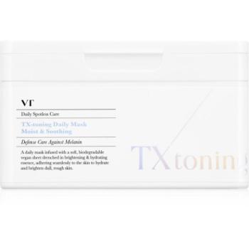 VT Cosmetics TX-Toning Daily Mask fehérítő gézmaszk a pigment foltok ellen nagy csomagolás 30 db kép