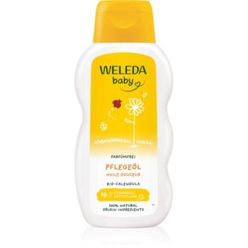 Weleda Baby and Child babaolaj körömvirág kivonattal parfümmentes 200 ml kép