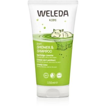 Weleda Kids Cheerful Lime tusoló krém és sampon gyermekeknek 2 az 1-ben 150 ml kép