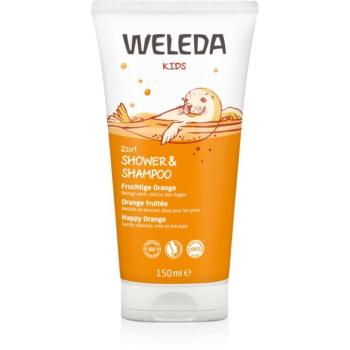Weleda Kids Happy Orange tusoló krém és sampon gyermekeknek 2 az 1-ben 150 ml kép