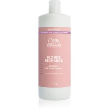 Wella Professionals Invigo Blonde Recharge sampon szőke hajra semlegesíti a sárgás tónusokat 1000 ml kép