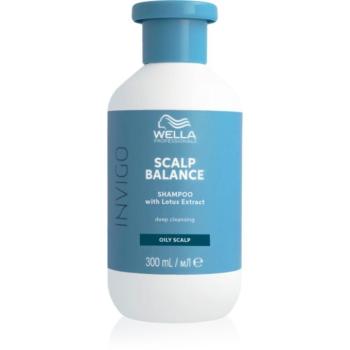 Wella Professionals Invigo Scalp Balance mélyen tisztító sampon a zsíros fejbőrre 300 ml kép