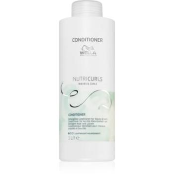 Wella Professionals Nutricurls Waves & Curls tápláló kondícionáló a könnyű kifésülésért 1000 ml kép
