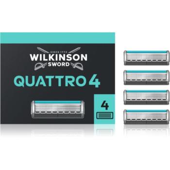 Wilkinson Sword Quattro Essential 4 Titanium Sensitive tartalék pengék 4 db kép