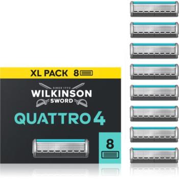 Wilkinson Sword Quattro Essential 4 Titanium Sensitive tartalék pengék 8 db kép