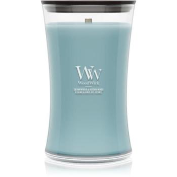 Woodwick Cedarwood & Ocean Moss illatgyertya fa kanóccal 610 g kép