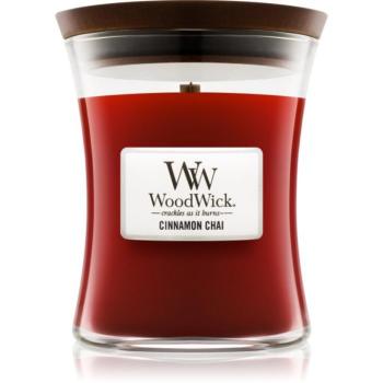 Woodwick Cinnamon Chai illatgyertya fa kanóccal 275 g