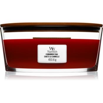 Woodwick Cinnamon Chai illatgyertya fa kanóccal (hearthwick) 453 g kép