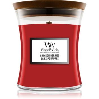 Woodwick Crimson Berries illatgyertya fa kanóccal 85 g kép