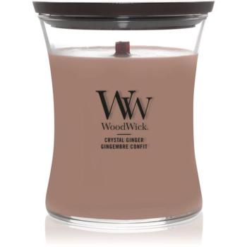 Woodwick Crystal Ginger illatgyertya fa kanóccal 275 g kép