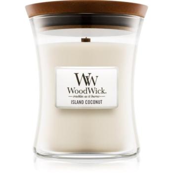 Woodwick Island Coconut illatgyertya fa kanóccal 275 g kép