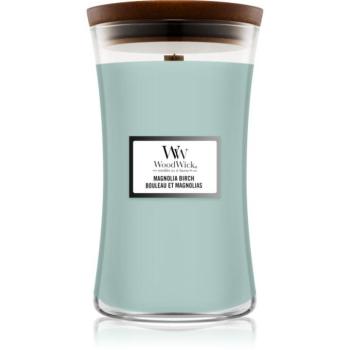 Woodwick Magnolia Birch illatgyertya fa kanóccal 610 g kép